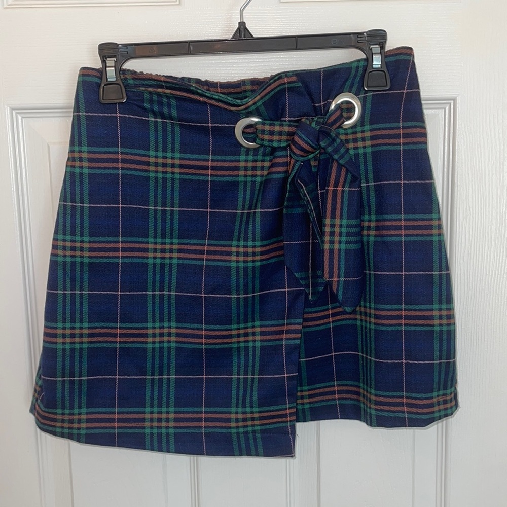 Plaid Mini Skirt